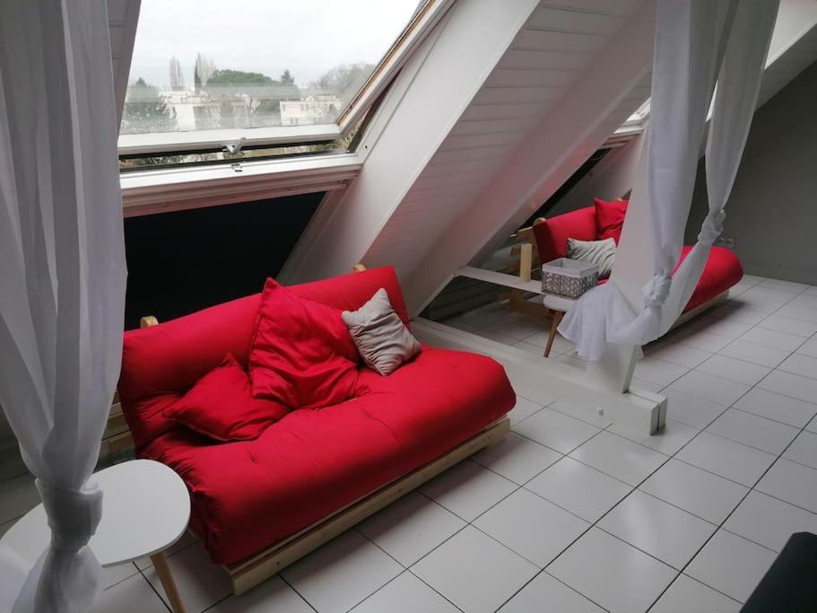Ferienwohnung Superbe Loft 90M² Proche Parc Expo Nantes Exterior foto